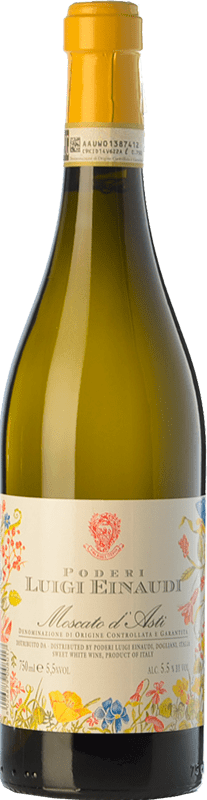 Free Shipping | Sweet wine Einaudi D.O.C.G. Moscato d'Asti Piemonte Italy Muscat 75 cl