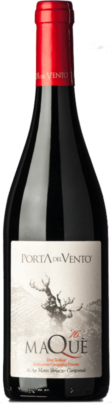 18,95 € | Красное вино Porta del Vento Maqué I.G.T. Terre Siciliane Сицилия Италия Nero d'Avola, Perricone 75 cl