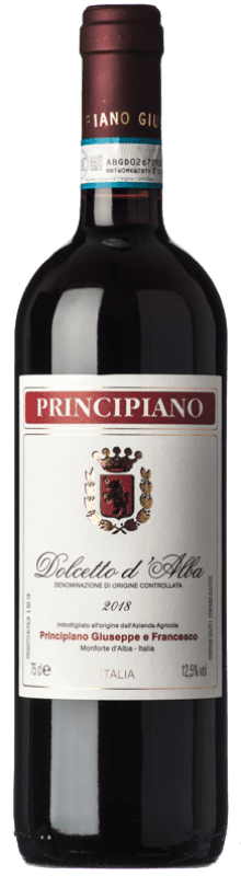 10,95 € | Красное вино Principiano D.O.C.G. Dolcetto d'Alba Пьемонте Италия Dolcetto 75 cl