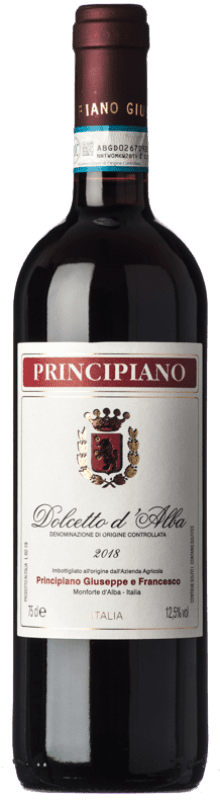 Spedizione Gratuita | Vino rosso Principiano D.O.C.G. Dolcetto d'Alba Piemonte Italia Dolcetto 75 cl