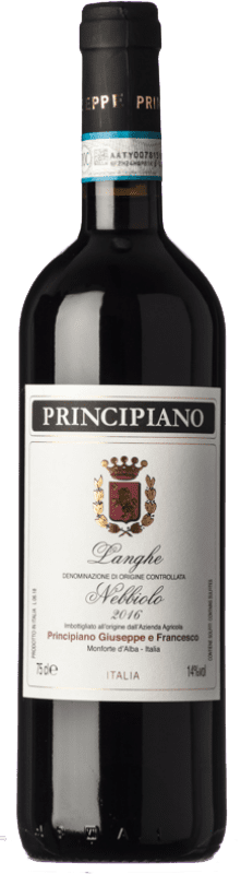 Spedizione Gratuita | Vino rosso Principiano D.O.C. Langhe Piemonte Italia Nebbiolo 75 cl