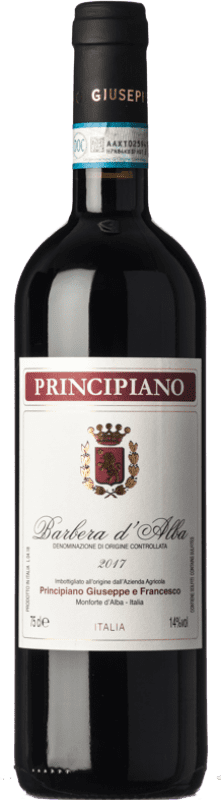 Бесплатная доставка | Красное вино Principiano D.O.C. Barbera d'Alba Пьемонте Италия Barbera — Барбера 75 cl