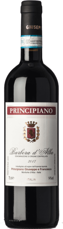 12,95 € | Vino tinto Principiano D.O.C. Barbera d'Alba Piemonte Italia Barbera 75 cl