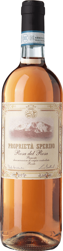 Kostenloser Versand | Rosé-Wein Proprietà Sperino Rosa del Rosa Jung D.O.C. Piedmont Piemont Italien Nebbiolo, Vespolina 75 cl