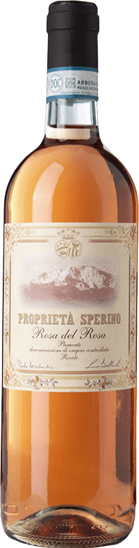 Бесплатная доставка | Розовое вино Proprietà Sperino Rosa del Rosa молодое D.O.C. Piedmont Пьемонте Италия Nebbiolo — Неббиоло, Vespolina — Весполина 75 cl