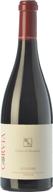 33,95 € Envío gratis | Vino Tinto Quinta da Muradella Gorvia Roble D.O. Monterrei