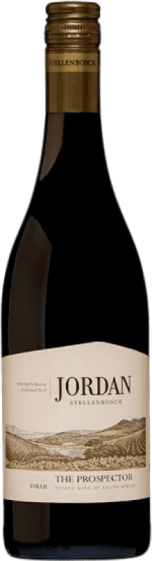 Free Shipping | Red wine Jordan The Prospector I.G. Stellenbosch Coastal Region South Africa Syrah 75 cl