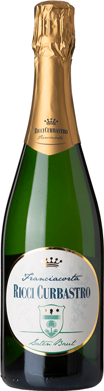 送料無料 | 白スパークリングワイン Ricci Curbastro Satèn Brut D.O.C.G. Franciacorta ロンバルディア イタリア Chardonnay 75 cl