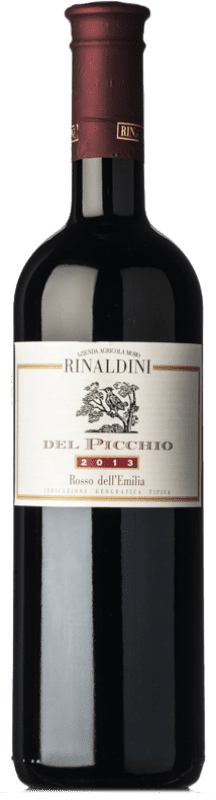 Spedizione Gratuita | Vino rosso Rinaldini Vigna del Picchio I.G.T. Emilia Romagna Emilia-Romagna Italia Lambrusco Maestri, Ancellotta 75 cl