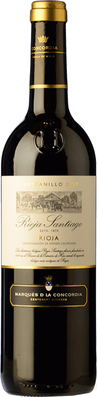 5,95 € 免费送货 | 红酒 Marqués de La Concordia Rioja Santiago 年轻的 D.O.Ca. Rioja