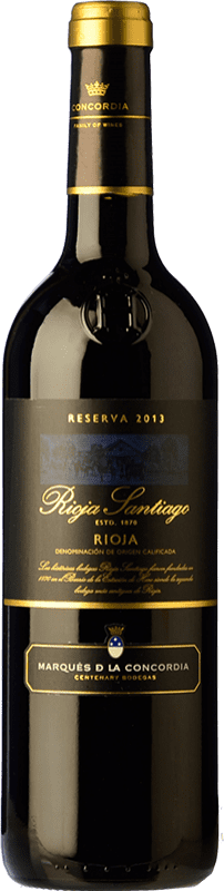 免费送货 | 红酒 Marqués de La Concordia Rioja Santiago 预订 D.O.Ca. Rioja 拉里奥哈 西班牙 Tempranillo 75 cl