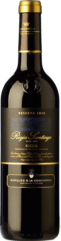 8,95 € 免费送货 | 红酒 Marqués de La Concordia Rioja Santiago 预订 D.O.Ca. Rioja