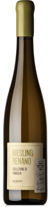 Free Shipping | White wine Roeno Collezione di Famiglia I.G.T. Delle Venezie Veneto Italy Riesling 75 cl