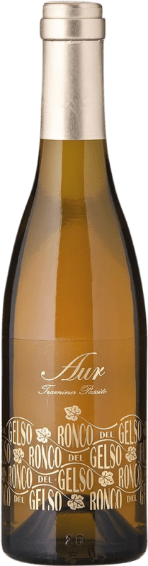 36,95 € Бесплатная доставка | Сладкое вино Ronco del Gelso Passito Aur I.G.T. Delle Venezie Половина бутылки 37 cl
