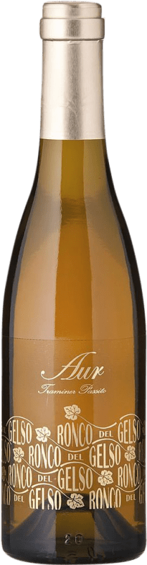 Spedizione Gratuita | Vino dolce Ronco del Gelso Passito Aur I.G.T. Delle Venezie Friuli-Venezia Giulia Italia Gewürztraminer Mezza Bottiglia 37 cl