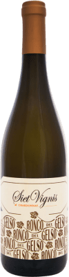 Envío gratis | Vino Blanco Ronco del Gelso Siet Vignis D.O.C. Friuli Isonzo Friuli-Venezia Giulia Italia Chardonnay 75 cl Ronco del Gelso Siet Vignis Chardonnay Friuli Isonzo 75 cl
