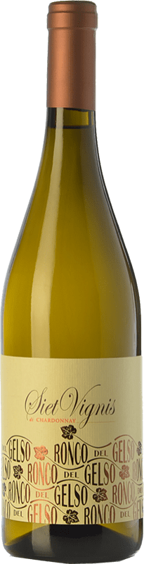 Envoi gratuit | Vin blanc Ronco del Gelso Siet Vignis D.O.C. Friuli Isonzo Frioul-Vénétie Julienne Italie Chardonnay 75 cl