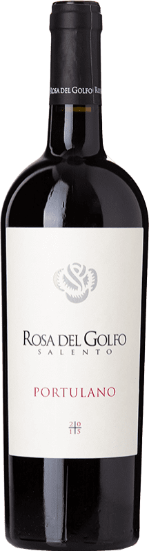 Free Shipping | Red wine Rosa del Golfo Portulano I.G.T. Salento Puglia Italy Malvasia Black, Negroamaro 75 cl