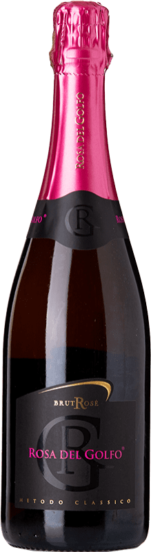 Envio grátis | Espumante rosé Rosa del Golfo Metodo Classico Rosé Brut I.G.T. Puglia Puglia Itália Negroamaro, Chardonnay 75 cl