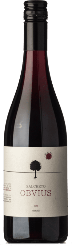 Envio grátis | Vinho tinto Salcheto Rosso Obvius I.G.T. Toscana Tuscany Itália Sangiovese 75 cl