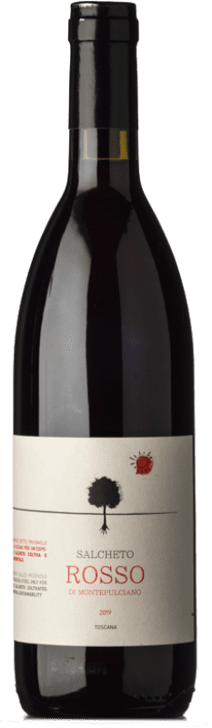 Бесплатная доставка | Красное вино Salcheto D.O.C. Rosso di Montepulciano Тоскана Италия Merlot, Canaiolo, Prugnolo Gentile 75 cl