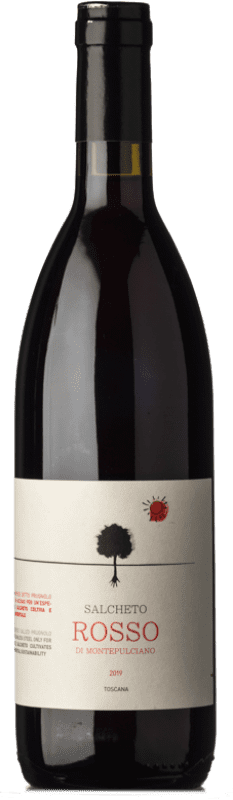 Envoi gratuit | Vin Rouge Salcheto D.O.C. Rosso di Montepulciano Toscane Italie Merlot, Canaiolo, Prugnolo Gentile Eco — Biologique 75 cl