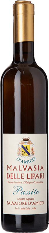 47,95 € Kostenloser Versand | Süßer Wein Salvatore D'Amico D.O.C. Malvasia delle Lipari Medium Flasche 50 cl