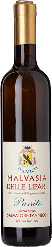 Spedizione Gratuita | Vino dolce Salvatore D'Amico D.O.C. Malvasia delle Lipari Sicilia Italia Corinto, Malvasia delle Lipari Bottiglia Medium 50 cl