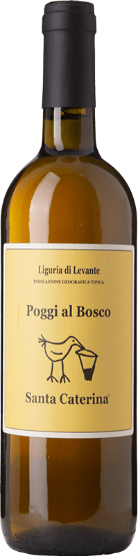 Бесплатная доставка | Белое вино Santa Caterina Poggi al Bosco I.G.T. Liguria di Levante Лигурия Италия Albarola 75 cl