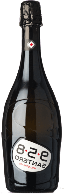 9,95 € Free Shipping | White sparkling Santero 958 Extradry Millesimato Extra Dry D.O.C. Piedmont