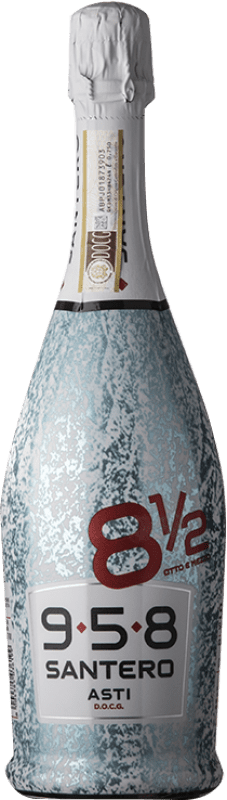 9,95 € Spedizione Gratuita | Spumante bianco Santero 958 Secco Brut D.O.C.G. Asti