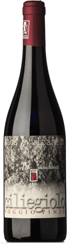 Бесплатная доставка | Красное вино Sassotondo Poggio Pinzo D.O.C. Maremma Toscana Тоскана Италия Ciliegiolo 75 cl