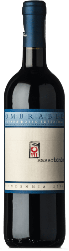 16,95 € | Red wine Sassotondo Rosso Ombra Blu Superiore D.O.C. Sovana Tuscany Italy Merlot, Sangiovese, Teroldego, Ciliegiolo 75 cl