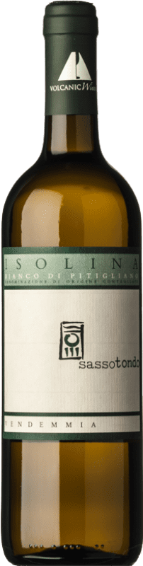Envío gratis | Vino blanco Sassotondo Bianco di Pitigliano Isolina Superiore I.G.T. Toscana Toscana Italia Trebbiano, Sauvignon, Greco Ecológico 75 cl
