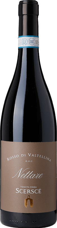 Бесплатная доставка | Красное вино Scerscé Nettare D.O.C. Valtellina Rosso Ломбардии Италия Nebbiolo 75 cl