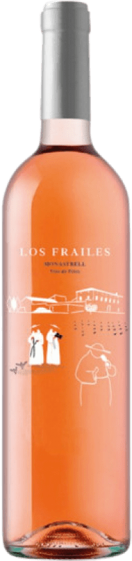 Free Shipping | Rosé wine Casa Los Frailes Rosado D.O. Valencia Valencian Community Spain Monastel de Rioja 75 cl