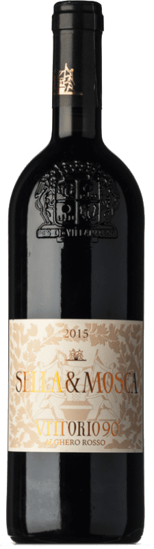49,95 € | Red Wine Sella e Mosca Vittorio 90 D.O.C. Alghero Sardegna Italy Cabernet Sauvignon, Cannonau, Bacca 75 cl