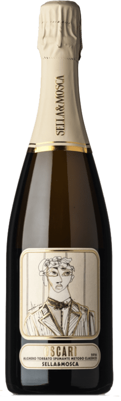 32,95 € Envoi gratuit | Blanc mousseux Sella e Mosca Metodo Classico Oscarì Brut D.O.C. Alghero