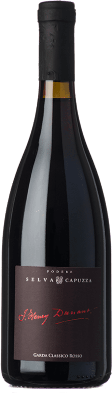 Free Shipping | Red wine Selva Capuzza Classico Dunant D.O.C. Garda Lombardia Italy Sangiovese, Barbera, Marzemino, Groppello 75 cl