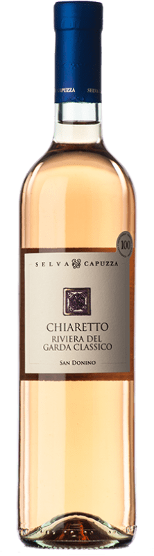 Free Shipping | Rosé wine Selva Capuzza Chiaretto San Donino Young D.O.C. Garda Lombardia Italy Sangiovese, Barbera, Marzemino, Groppello 75 cl