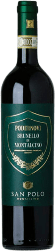 Бесплатная доставка | Красное вино San Polo Podernovi D.O.C.G. Brunello di Montalcino Тоскана Италия Sangiovese — Санджовезе 75 cl