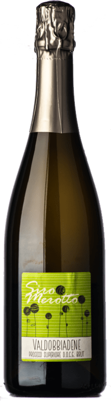 送料無料 | 白スパークリングワイン Siro Merotto Brut D.O.C.G. Prosecco di Conegliano-Valdobbiadene ベネト イタリア Glera 75 cl