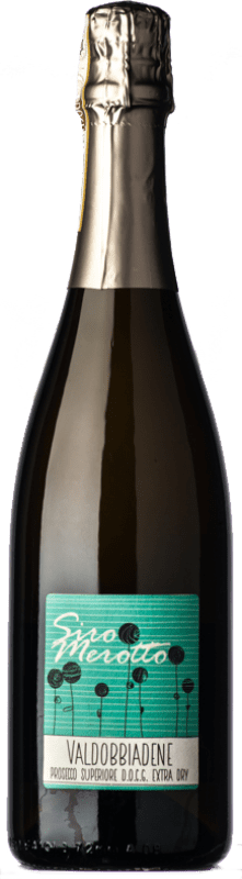 送料無料 | 白スパークリングワイン Siro Merotto Extradry 余分な乾燥 D.O.C.G. Prosecco di Conegliano-Valdobbiadene ベネト イタリア Glera 75 cl