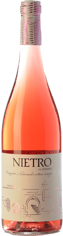 7,95 € | Розовое вино Sommos Nietro Rosado D.O. Calatayud Испания Grenache 75 cl