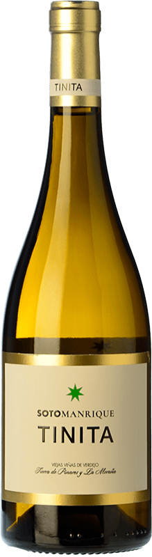 Spedizione Gratuita | Vino bianco Soto y Manrique Tinita Crianza I.G.P. Vino de la Tierra de Castilla y León Castilla y León Spagna Verdejo 75 cl