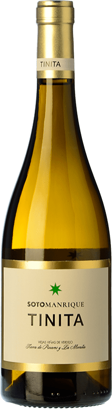 Free Shipping | White wine Soto y Manrique Tinita Aged I.G.P. Vino de la Tierra de Castilla y León Castilla y León Spain Verdejo 75 cl