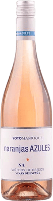 Free Shipping | Rosé wine Soto y Manrique Naranjas Azules Young D.O.P. Cebreros Castilla y León Spain Grenache 75 cl