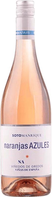 11,95 € | Vinho rosé Soto y Manrique Naranjas Azules Jovem D.O.P. Cebreros Castela e Leão Espanha Grenache 75 cl