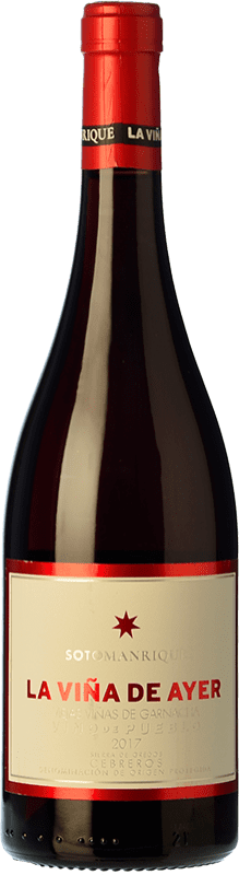 6,95 € Envoi gratuit | Vin rouge Soto y Manrique La Viña de Ayer Chêne D.O.P. Cebreros