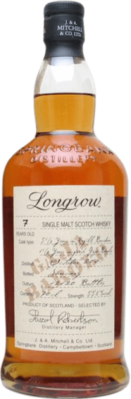 免费送货 | 威士忌单一麦芽威士忌 Springbank Longrow Gaja Barolo 坎贝尔敦 英国 7 岁 75 cl